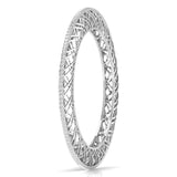 Ivana Jewels Bangle Contemporary Crosshatch Bangle