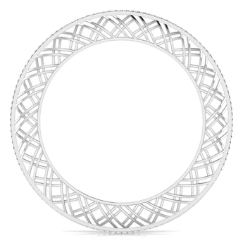Ivana Jewels Bangle Contemporary Crosshatch Bangle