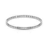 Ivana Jewels Bangle Emerald Cut Diamonds Emerald Elegance Bangle For Her