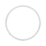 Ivana Jewels Bangle Emerald Cut Diamonds Emerald Elegance Bangle For Her