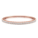 Ivana Jewels Bangle Rose Gold / 14KT Elegant Tennis Pair of Bangle