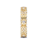 Ivana Jewels Bangle Solitaire Cushion Diamond Bangle