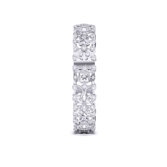 Ivana Jewels Bangle Solitaire Cushion Diamond Bangle