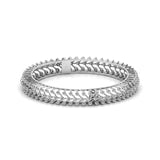 Ivana Jewels Bangle White Gold / 14KT 5.09 Carat Round Diamonds Bangle