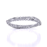 Ivana Jewels Bangle White Gold / 14KT Carol Trellis Small Diamonds Bangle