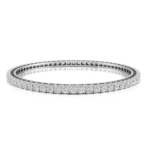 Ivana Jewels Bangle White Gold / 14KT Elegant Tennis Pair of Bangle