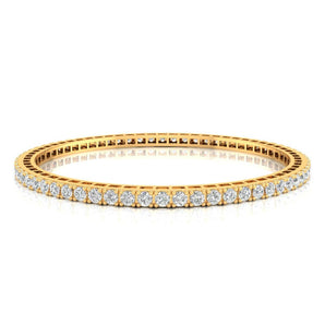 Ivana Jewels Bangle Yellow Gold / 14KT Elegant Tennis Pair of Bangle