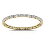 Ivana Jewels Bangle Yellow Gold / 14KT Sublime Round Cut Diamonds Bangle