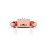 Buy Beautiful Emerald Diamond Chain Bracelet | Ivana Jewels Best lab grown diamond jewellery brand