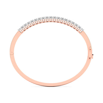 Ivana Jewels Bracelets 1.10 Carat Diamond Gold Bangle