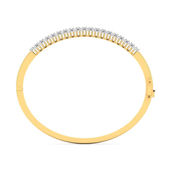Ivana Jewels Bracelets 1.10 Carat Diamond Gold Bangle