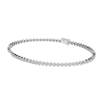 Ivana Jewels Bracelets 1 Carat Each Diamond Tennis Bracelet