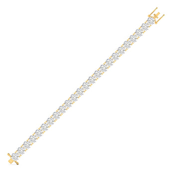 Ivana Jewels Bracelets 19 Carat Diamond Gold Tennis Bracelet