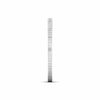 Ivana Jewels Bracelets 2.15 Carat Diamond Gold Square Bangle