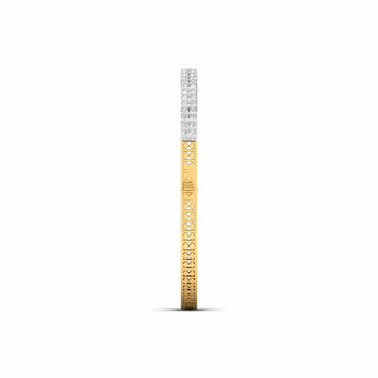Ivana Jewels Bracelets 2.15 Carat Diamond Gold Square Bangle