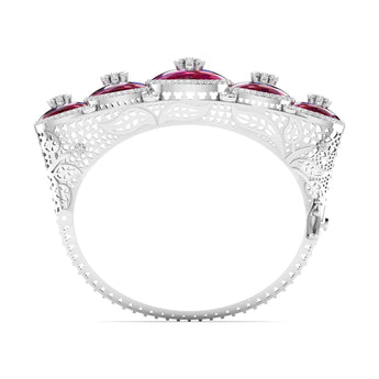 Ivana Jewels Bracelets 2.43ct Oval Diamond Bangle