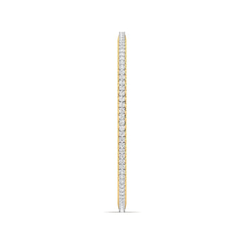 Ivana Jewels Bracelets 7 Carat Diamond Gold Bangles