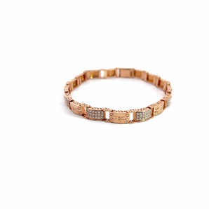 Ivana Jewels Bracelets Art Deco Round Diamonds Bracelet For Him
