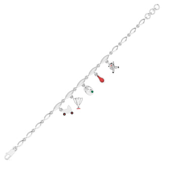 Ivana Jewels Bracelets Charming Gold Charm Bracelet