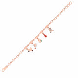 Ivana Jewels Bracelets Charming Gold Charm Bracelet