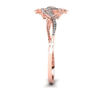 Ivana Jewels Bracelets Classic Curve Style Diamond Kada Bangle