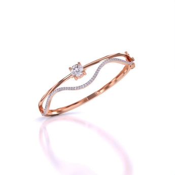 Ivana Jewels Bracelets Classic Design Diamond Bangle