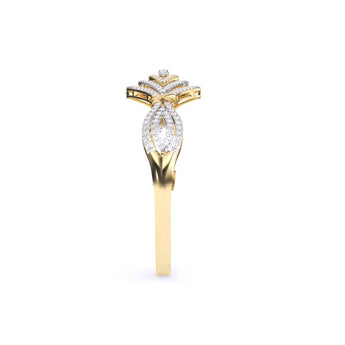 Ivana Jewels Bracelets Classic Design with Round Diamonds Bangle