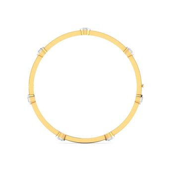 Ivana Jewels Bracelets Classic Diamond Bangle