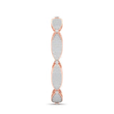 Ivana Jewels Bracelets Detailed Diamond Cluster Link Bracelet