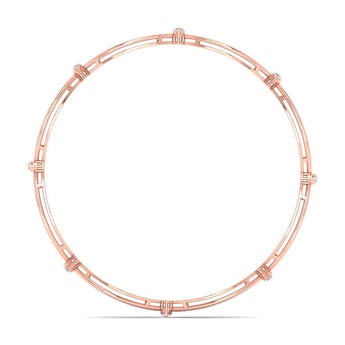 Ivana Jewels Bracelets Detailed Diamond Cluster Link Bracelet