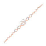 Ivana Jewels Bracelets Diamond Accent Heart Bracelet