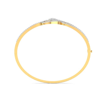 Ivana Jewels Bracelets Diamond Bangle in Gold