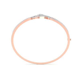 Ivana Jewels Bracelets Diamond Bangle in Gold