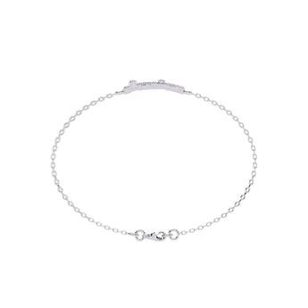 Ivana Jewels Bracelets Diamond Bar Bracelet in Warm Gold