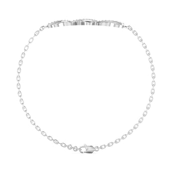 Ivana Jewels Bracelets Diamond Butterfly Gold Band