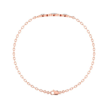 Ivana Jewels Bracelets Diamond Cluster Flower Bracelet