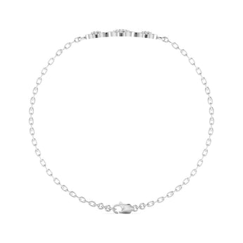 Ivana Jewels Bracelets Diamond Cluster Flower Bracelet