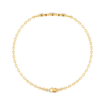 Ivana Jewels Bracelets Diamond Cluster Flower Bracelet