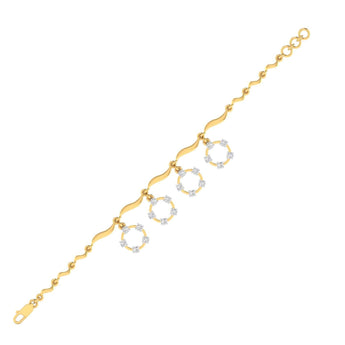 Ivana Jewels Bracelets Diamond  Dangle Bracelet