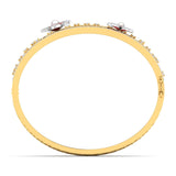 Ivana Jewels Bracelets Diamond Floral Bangle