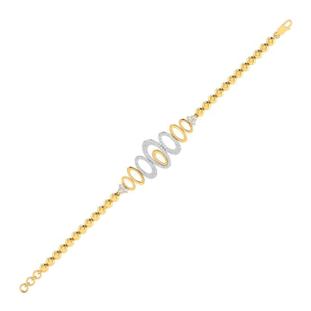 Ivana Jewels Bracelets Diamond Oval  Bracelet