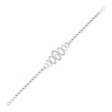 Ivana Jewels Bracelets Diamond Oval  Bracelet