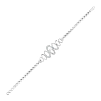Ivana Jewels Bracelets Diamond Oval  Bracelet