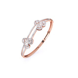 Ivana Jewels Bracelets Fancy Shape Diamonds Classic Design Bangle For Her
