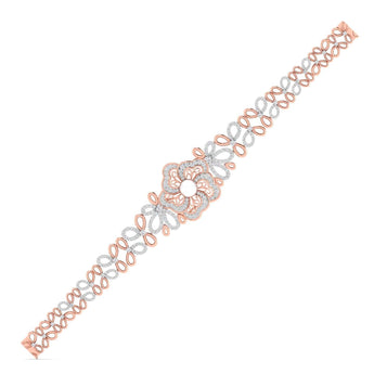 Ivana Jewels Bracelets Floral Bracelet with Pearl Center