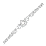 Ivana Jewels Bracelets Floral Bracelet with Pearl Center