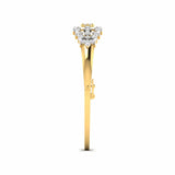 Ivana Jewels Bracelets Floral Pattern Diamond Bangle