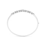 Ivana Jewels Bracelets Floral Pattern Diamond Bangle