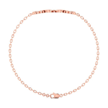 Ivana Jewels Bracelets Four Leaf Clover Bracelet with Diamonds
