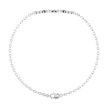 Ivana Jewels Bracelets Four Leaf Clover Bracelet with Diamonds